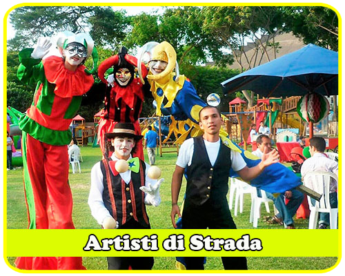 artisti di strada feste di piazza