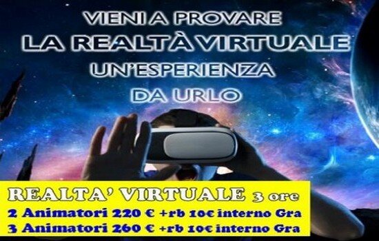 festa realtà virtule festa realtà virtuale