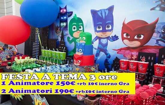 feste per bambini a tema roma