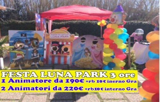 feste per bambini luna park roma animazione