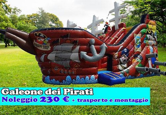 giochi gonfiabili roma galeone
