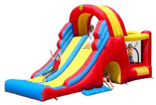giochi gonfiabili mega scivolo roma