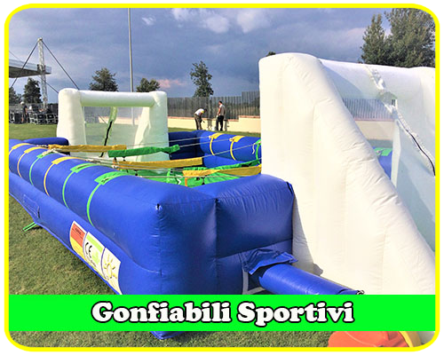 gonfiabili sportivi feste di piazza